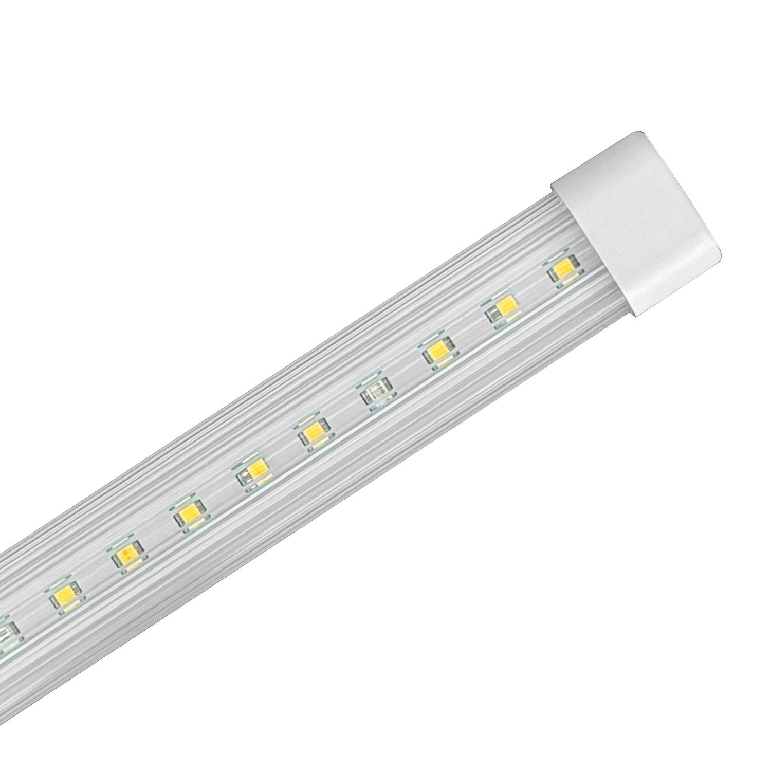 Koray PT5-B ultra-thin 12 mm IP66 tube kit for tissue culture and seedling raising on a white background: a slim linear light tube with an end connector