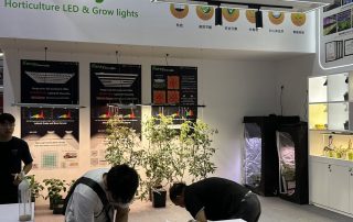 Koray Lighting G80 series grow light displayed at exhibition