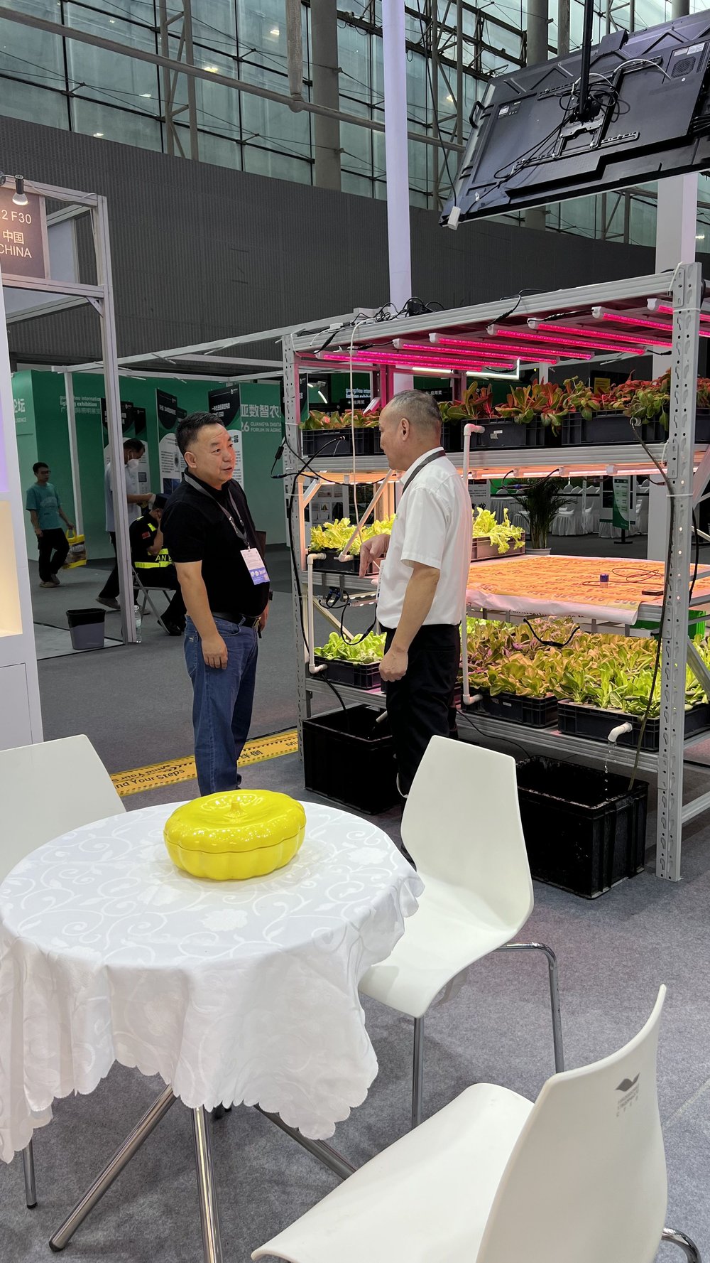 Koray Lighting commercial grow light solutions at trade show